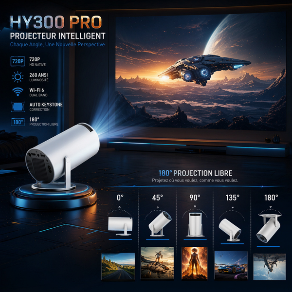 Projecteur HY300 sur socle