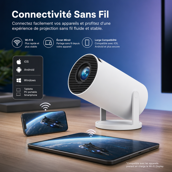 Projecteur HY300 blanc