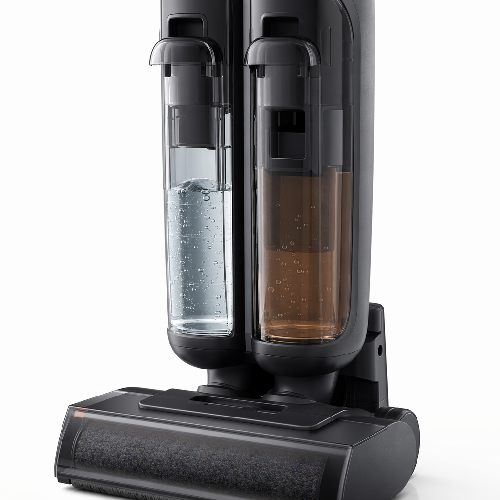 Double reservoir eau propre et eau sale du W90 Pro